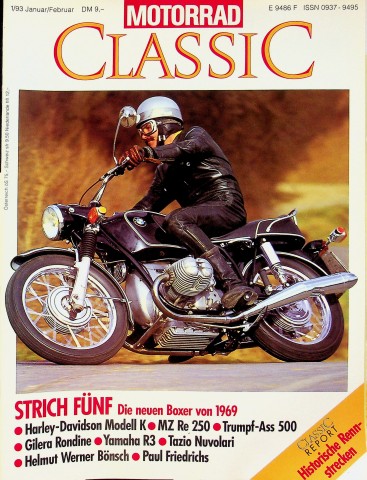 Deckblatt Motorrad Classic (01/1993)